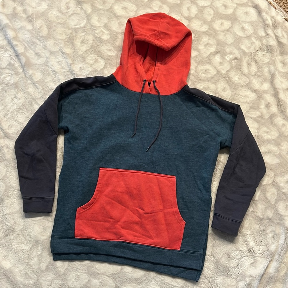 Madewell Colorblock Hoodie Hooded Sweatshirt Size XS